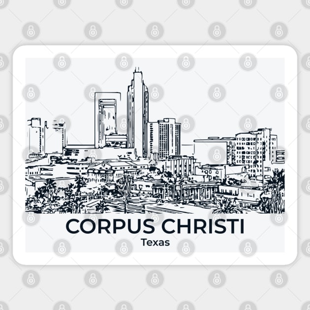Corpus Christi - Texas Magnet by Lakeric